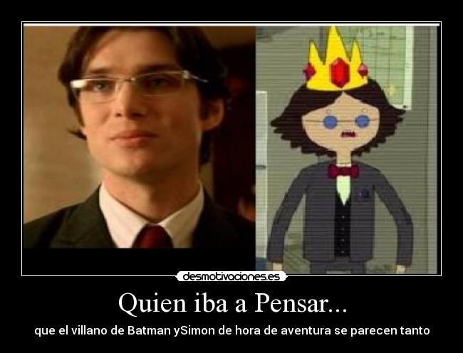 carteles adventure time hora avenura ice king rey helado simon cillian murphy batman desmotivaciones