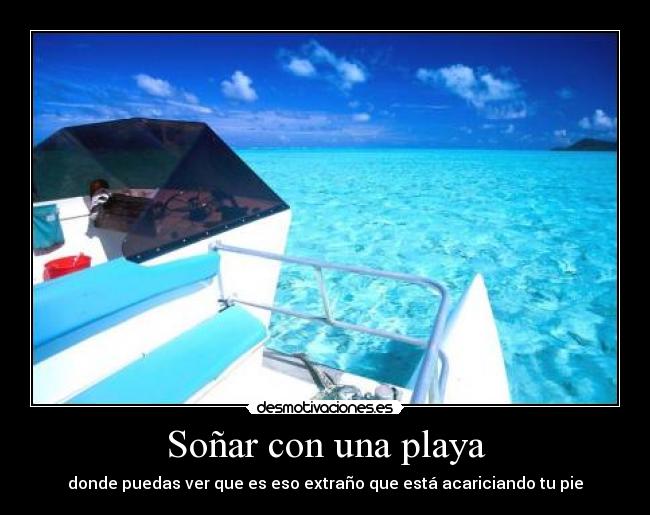 Soñar con una playa - 