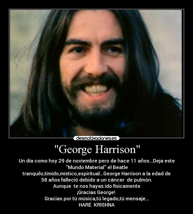 carteles george harrison desmotivaciones