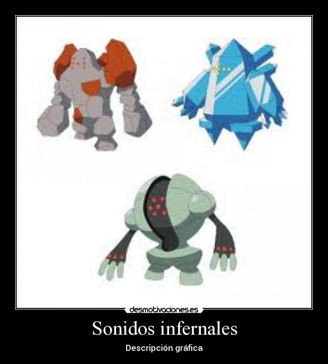 Sonidos infernales - Descripción gráfica