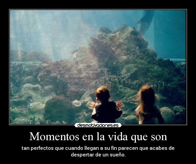 Momentos en la vida que son -