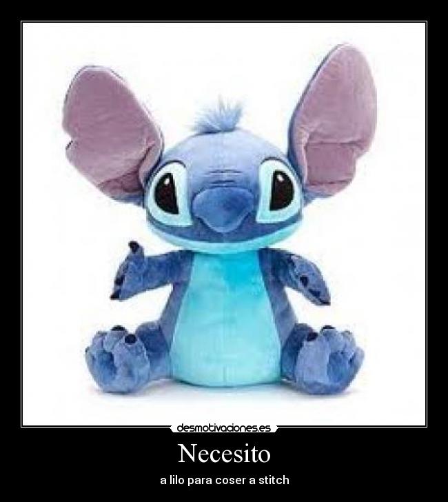Necesito - a lilo para coser a stitch