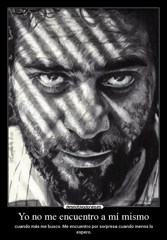 Yo no me encuentro a mí mismo -