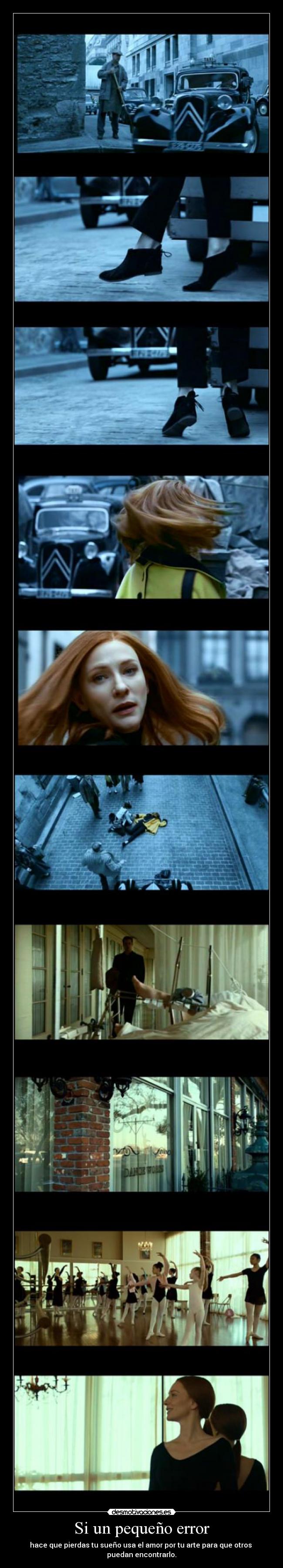 Si un pequeño error -