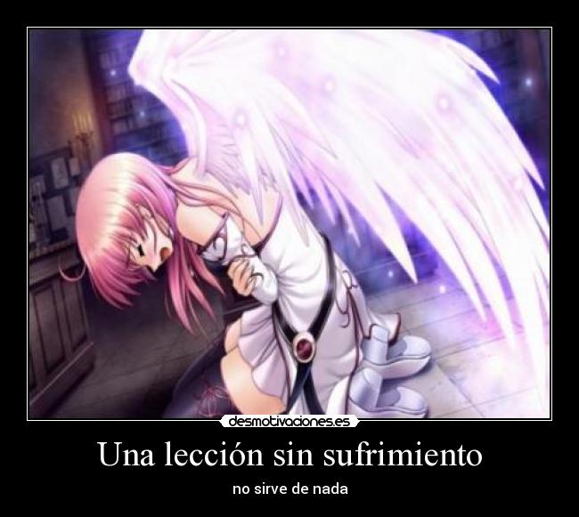 Una lección sin sufrimiento -