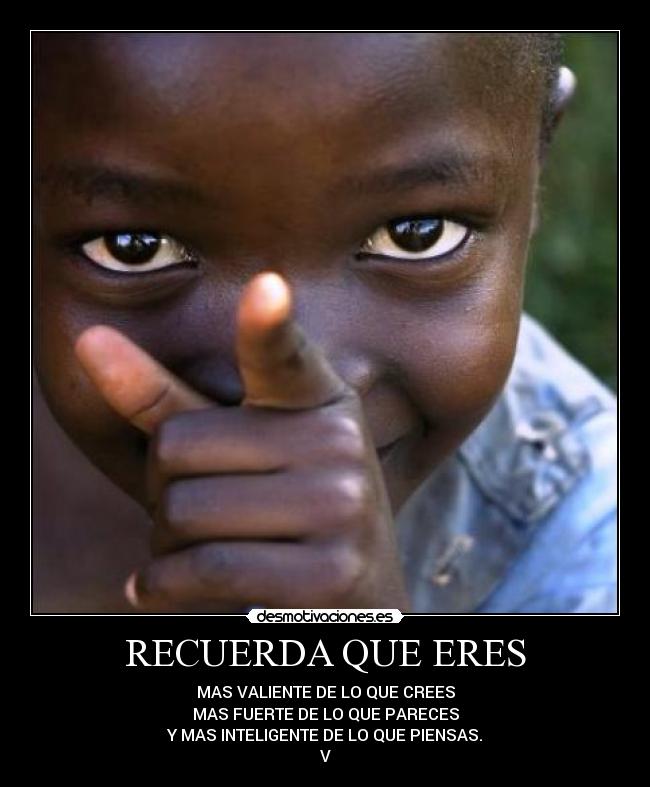 RECUERDA QUE ERES -