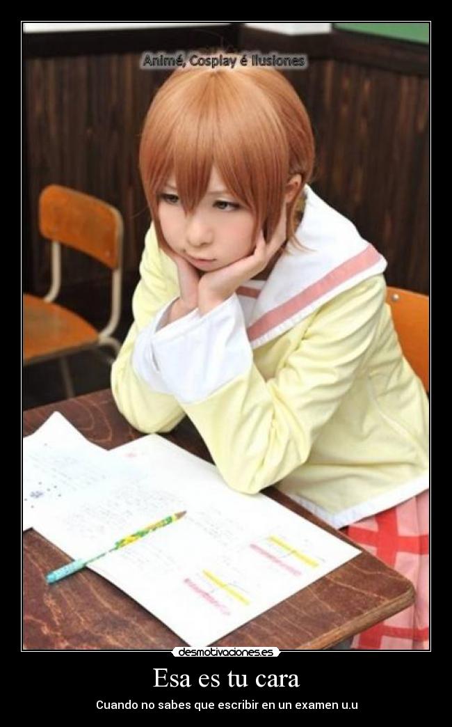 carteles esa cara desmotivaciones