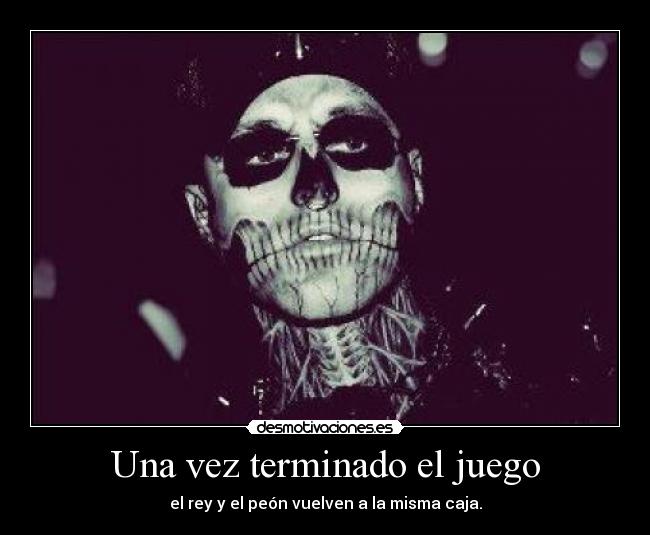 Una vez terminado el juego -