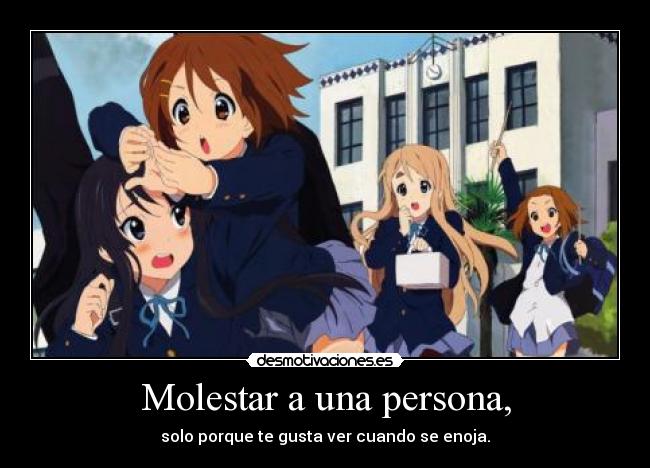 Molestar a una persona, - 