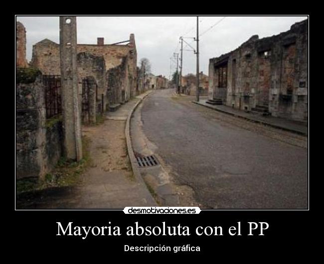 Mayoria absoluta con el PP -