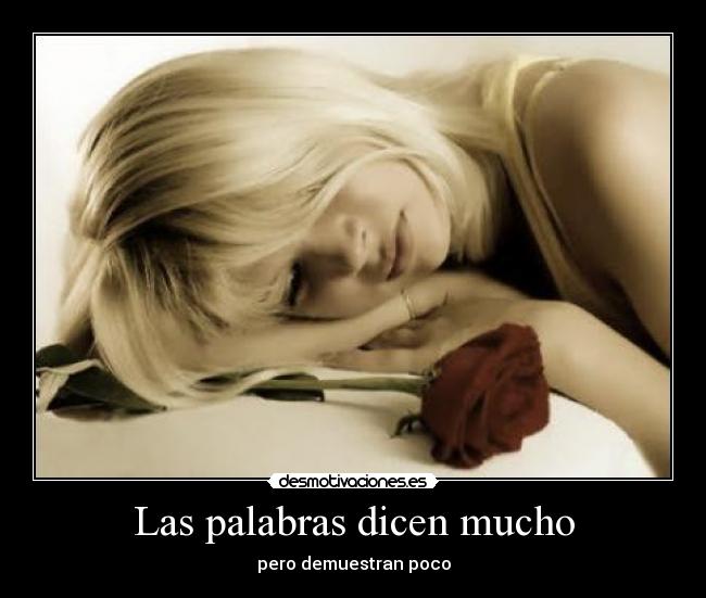Las palabras dicen mucho - 