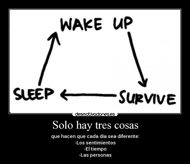 Solo hay tres cosas - 