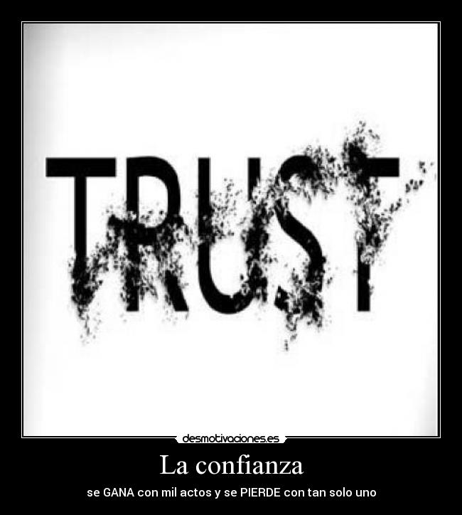 La confianza -