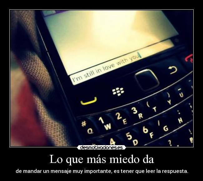 Lo que más miedo da - 