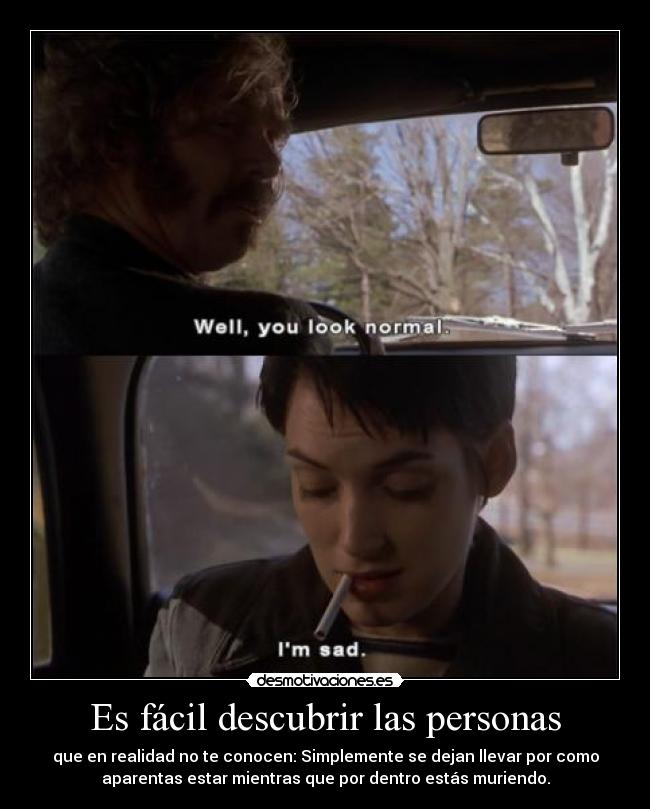 Es fácil descubrir las personas - 