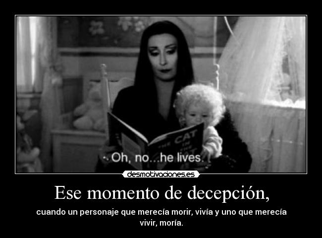 carteles algun libro pelicula decepcion morir vivir imagen ejemplo desmotivaciones