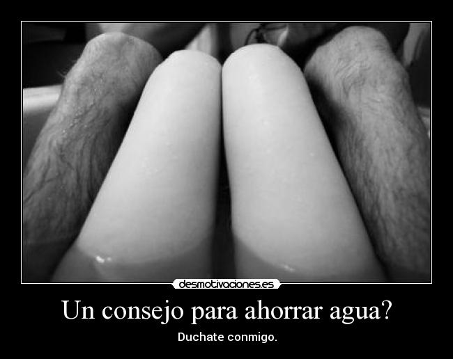 Un consejo para ahorrar agua? - 