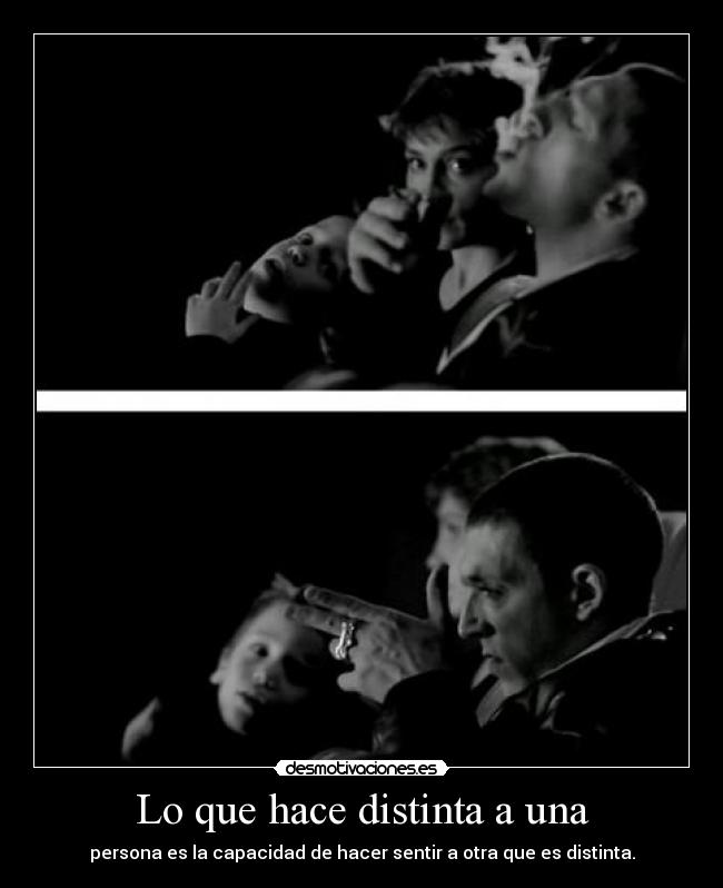 Lo que hace distinta a una -