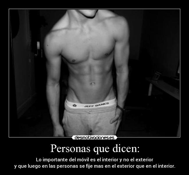 Personas que dicen: - 