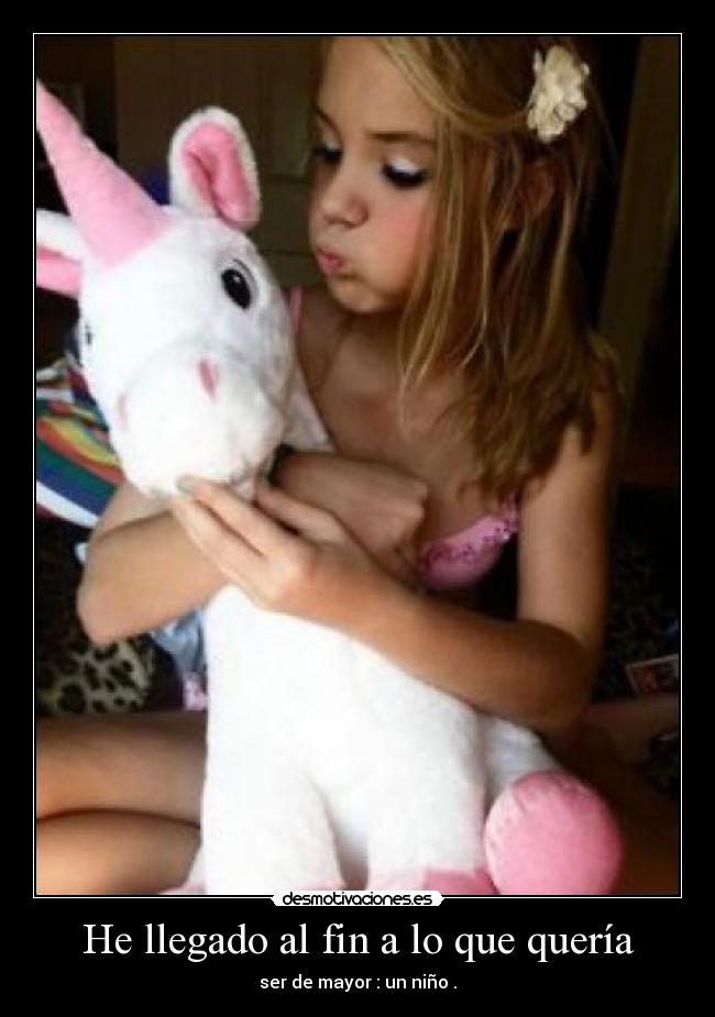 He llegado al fin a lo que quería -