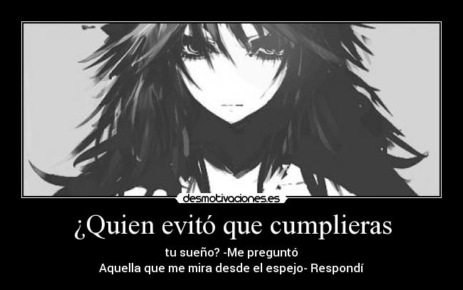 carteles anime girl sad desmotivaciones