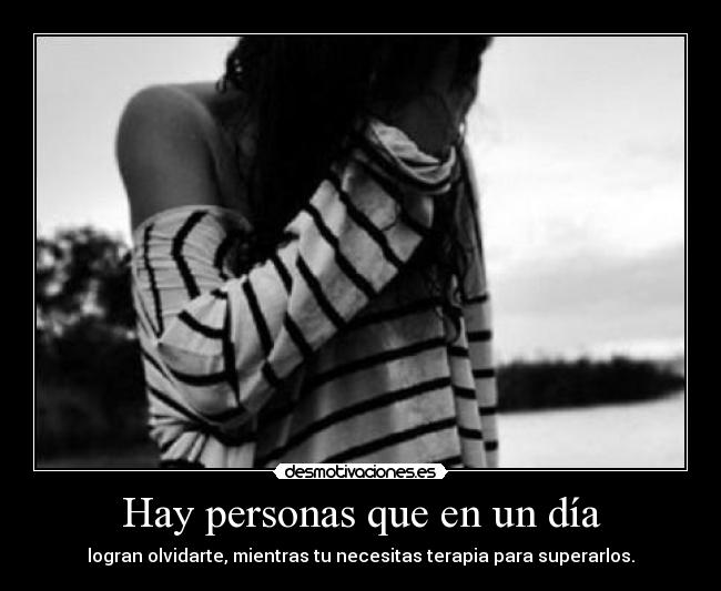 Hay personas que en un día - 