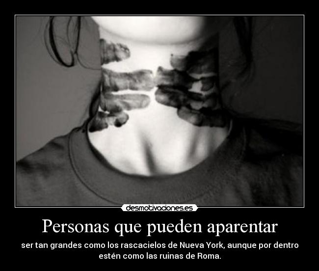 Personas que pueden aparentar - 