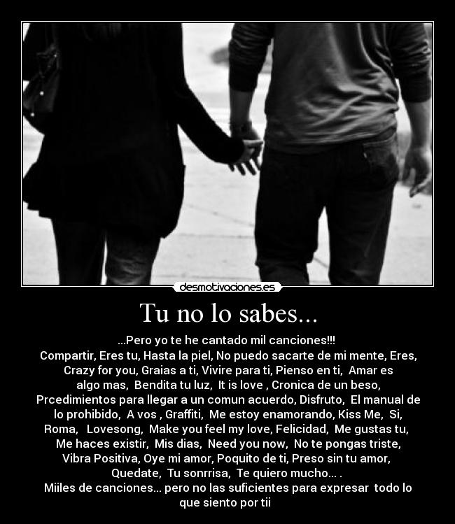 carteles canciones desmotivaciones