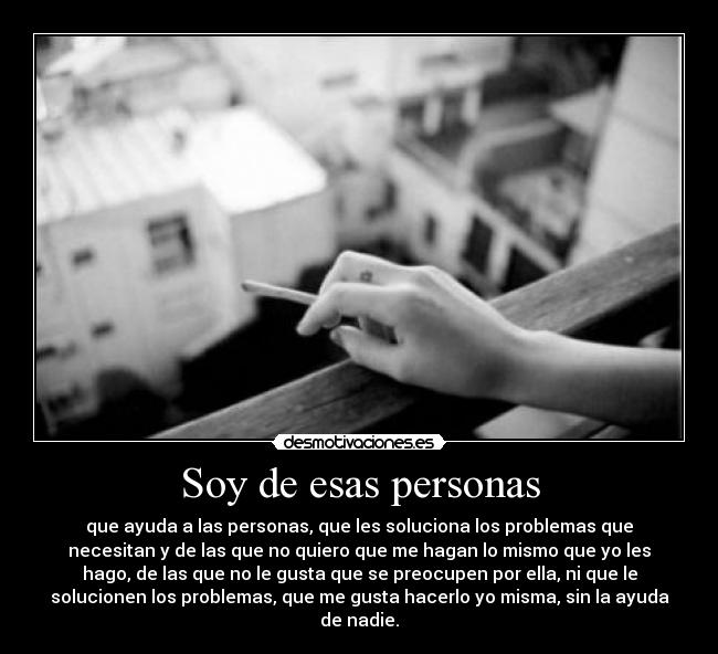 Soy de esas personas - 