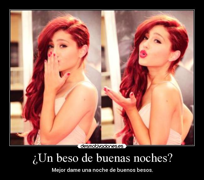 ¿Un beso de buenas noches? - 