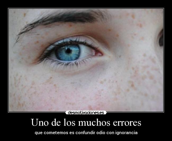 Uno de los muchos errores - 