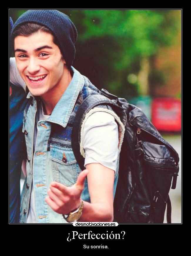 ¿Perfección? - Su sonrisa.