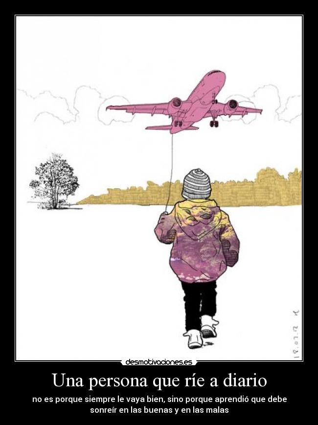 Una persona que ríe a diario - 