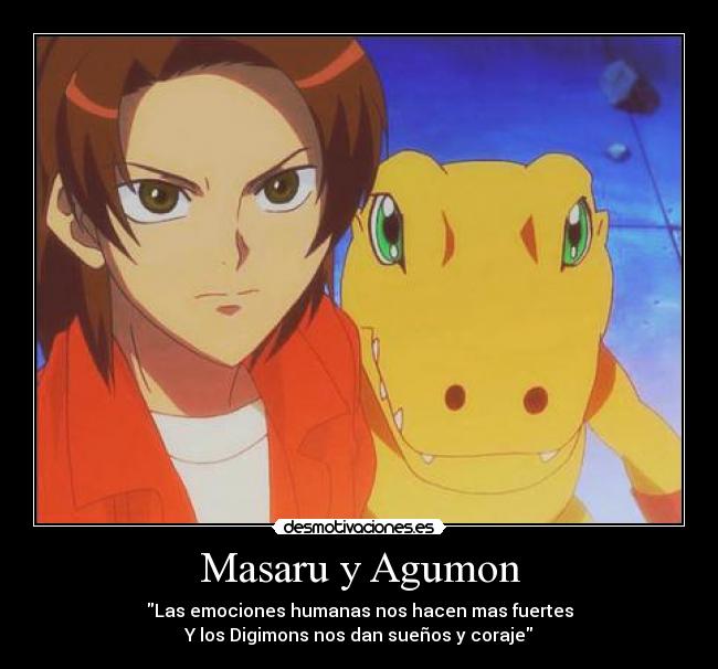 Masaru y Agumon - 
