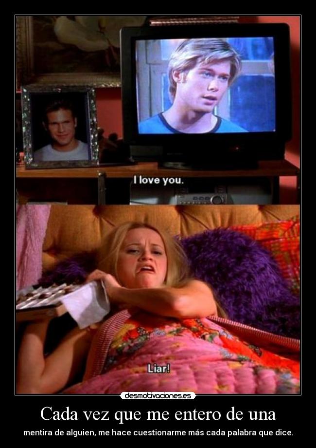 Cada vez que me entero de una - 