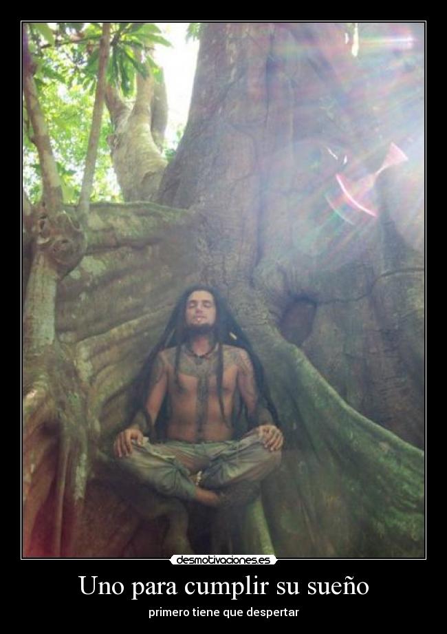 Uno para cumplir su sueño - primero tiene que despertar