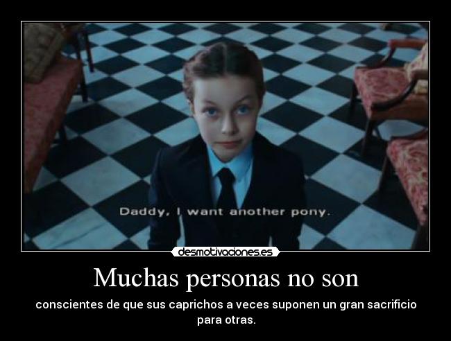 Muchas personas no son -