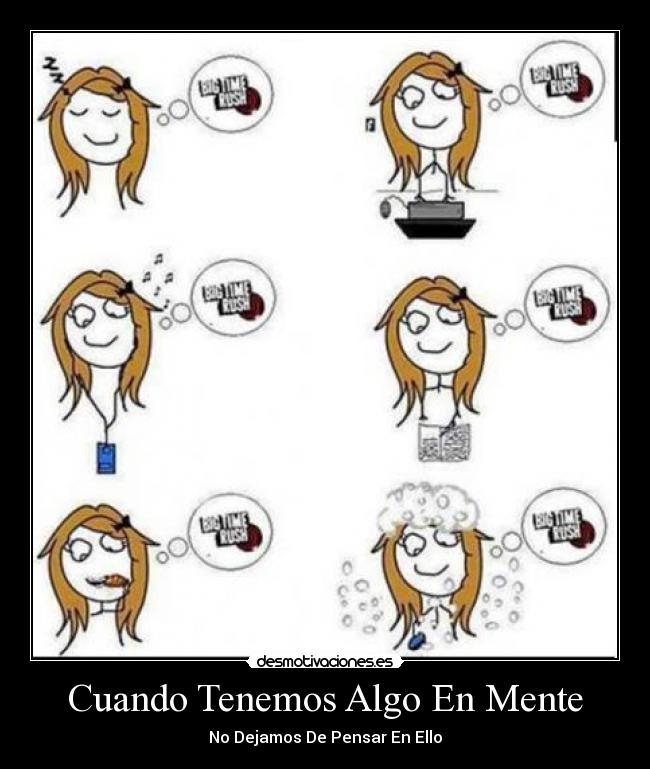 carteles btr big time rush kendall james carlos logan mente desmotivaciones