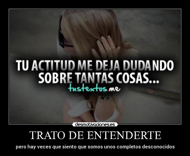 TRATO DE ENTENDERTE -