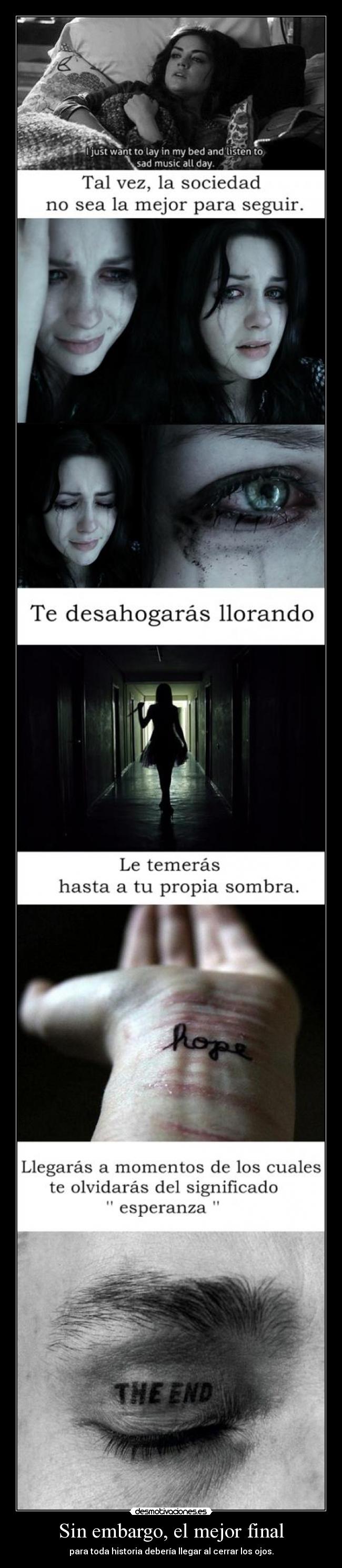 Sin embargo, el mejor final -