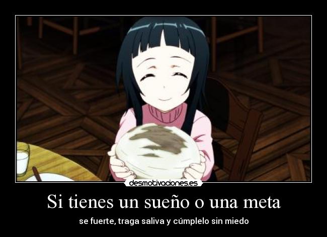 carteles sword art online mucha suerte orion desmotivaciones