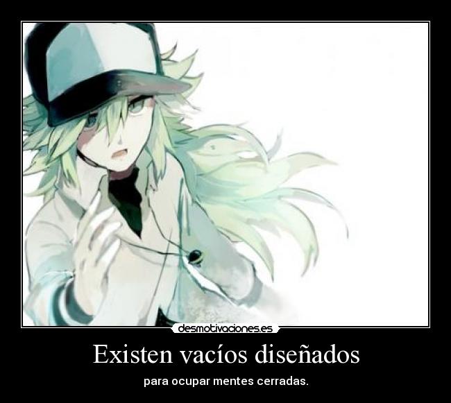 Existen vacíos diseñados -