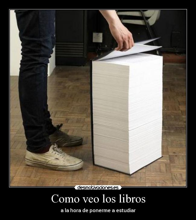 Como veo los libros - 