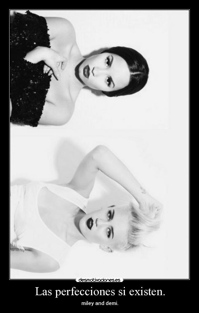 Las perfecciones si existen. -