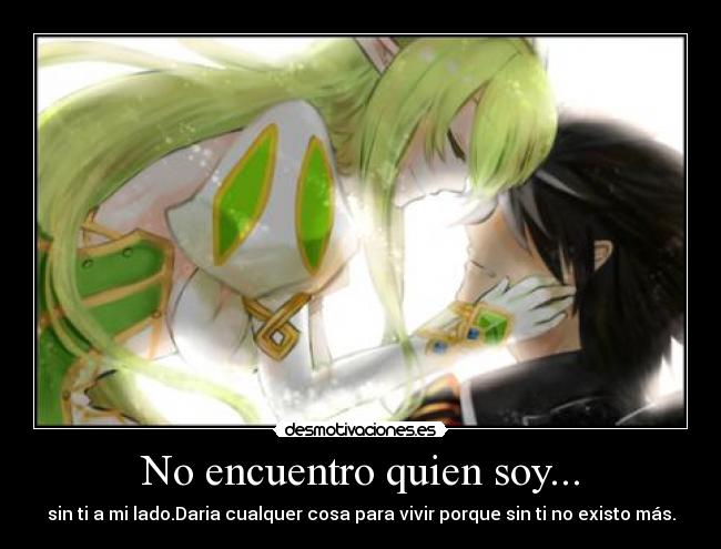 No encuentro quien soy... - 