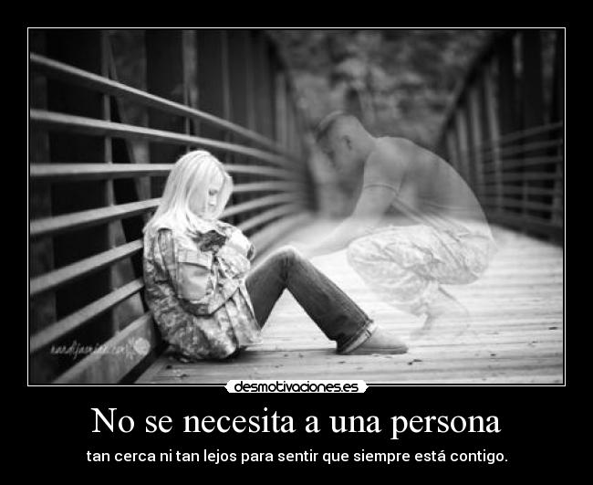 No se necesita a una persona -