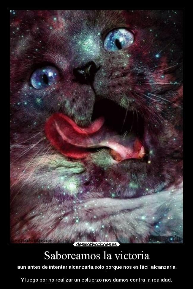 Saboreamos la victoria -