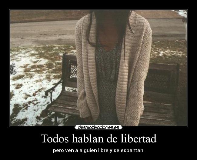 carteles libertad crazy libertad desmotivaciones