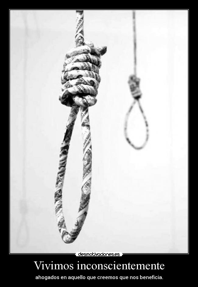 Vivimos inconscientemente - 