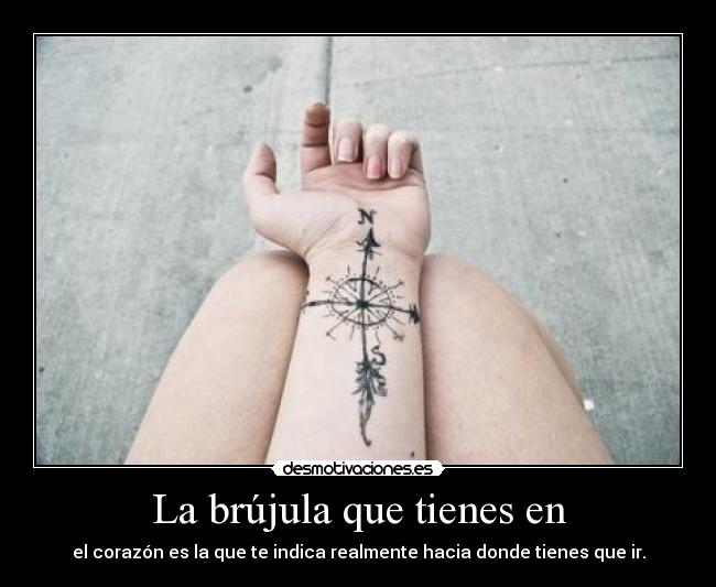 La brújula que tienes en - 